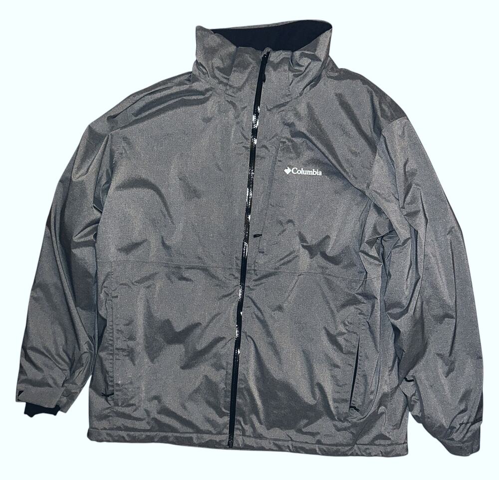 Columbia Point Park Insulated Gray Jacket Men's 2XL